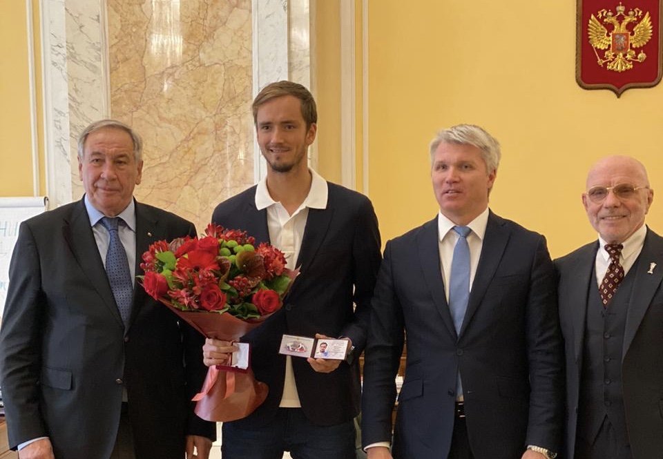 Daniil Medvedev awarded the title of Honored Master of Sports of the Russian Federation