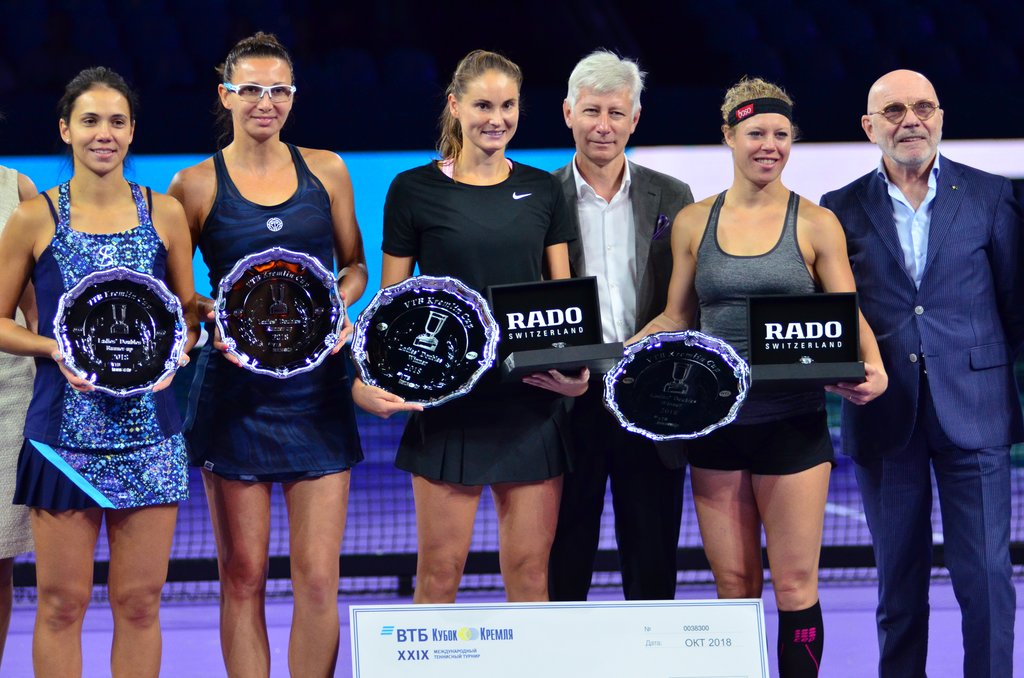 Alexandra Panova and Laura Siegemund are the winners of the «VTB Kremlin Cup 2018» in doubles
