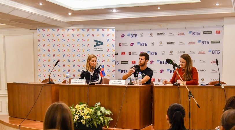 Пресс-конференция с Екатериной Макаровой и Кареном Хачановым в рамках программы «Активный гражданин»