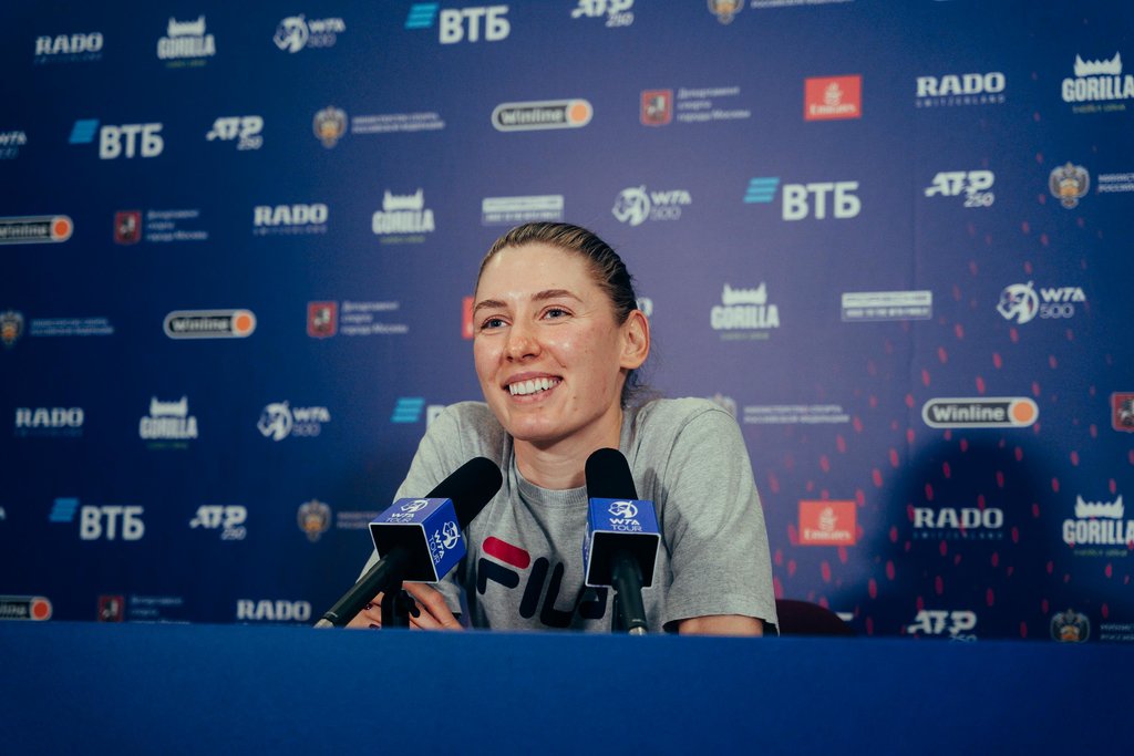 Ekaterina Alexandrova: «Reaching the VTB Kremlin Cup final is the main achievement in my career, but I need a victory tomorrow»