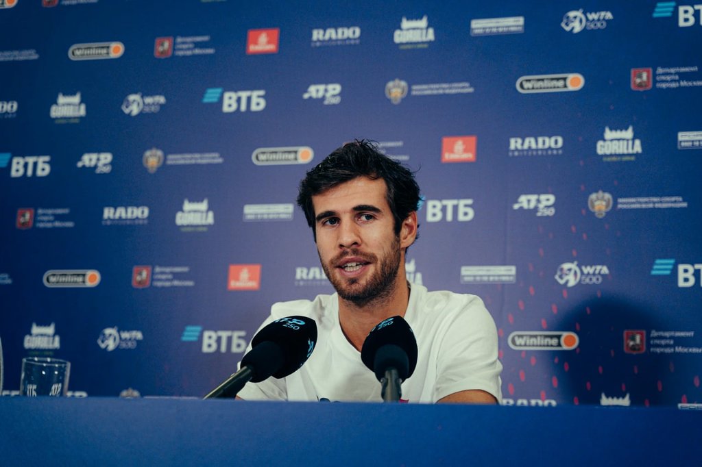 Karen Khachanov: «I made errors in the tie-break, it played a key role in the match against Karatsev»