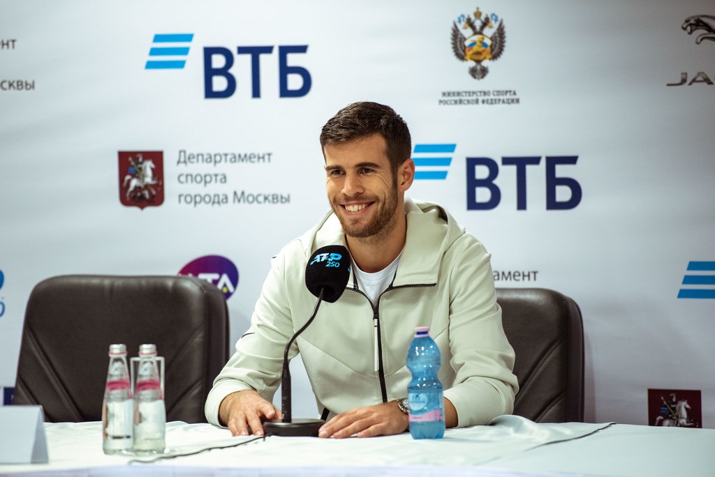 Karen Khachanov: «I am happy my wife is again with me at the stadium and can cheer for me»