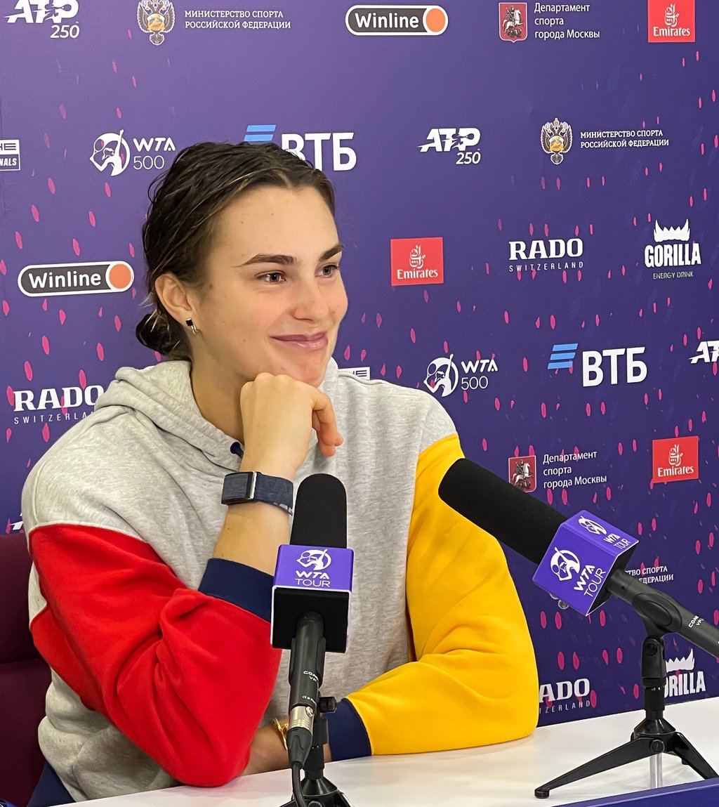 Arina Sabalenka about the VTB Kremlin Cup tournament: «I like the stadium, the lighting is superb, the court is comfortable and the atmosphere is very pleasant!»