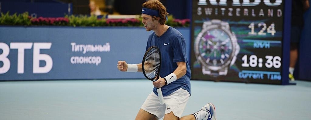 Andrey Rublev offered himself the Cartier Cup as a birthday present