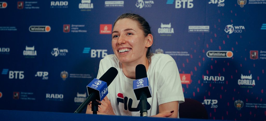 Ekaterina Alexandrova: «Reaching the Kremlin Cup semifinals means a lot to me!»
