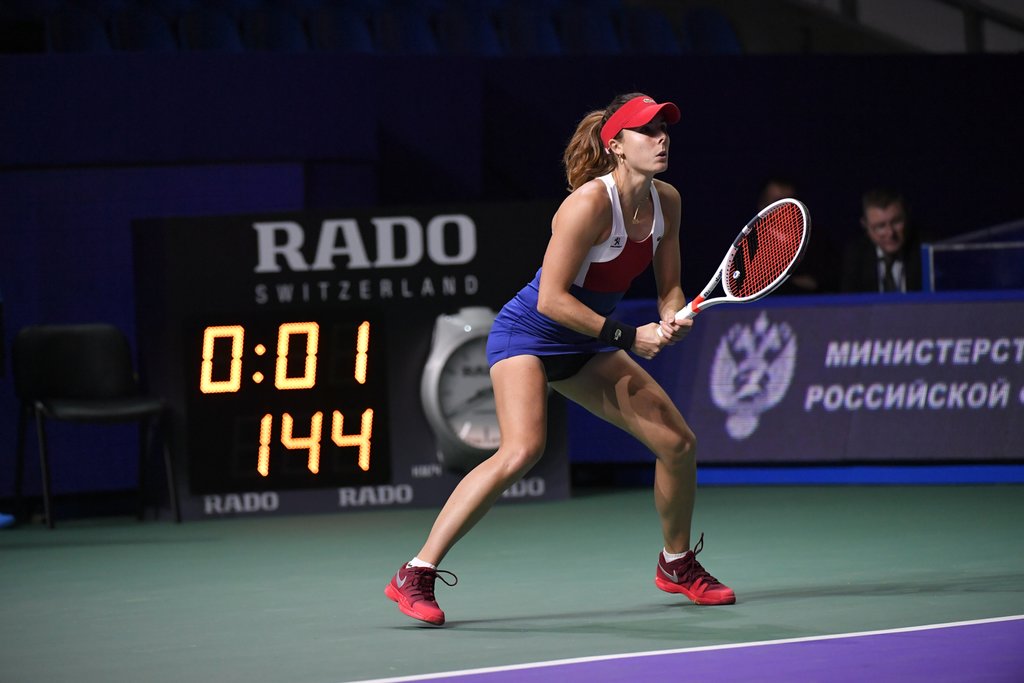 Alize Cornet: «And if I keep playing like I played today I can beat any opponent!»